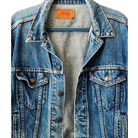 Vintage Levi's "Dad Jacket" Trucker Denim | Y2K Oversized 90s Vibes - Picture 5 of 10